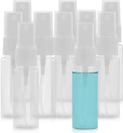 Belle Vous Mini 20ml Verstuiver Spray Flesjes (30 Pak) - Fijne Mist Spray Flesjes Met Doppen - Navulbaar Anti Lek Plastic Fles Voor Schoonmaken, Parfums, Essentiele Oliën – Reisformaat -Beste Parfum Winkel 1113x1200