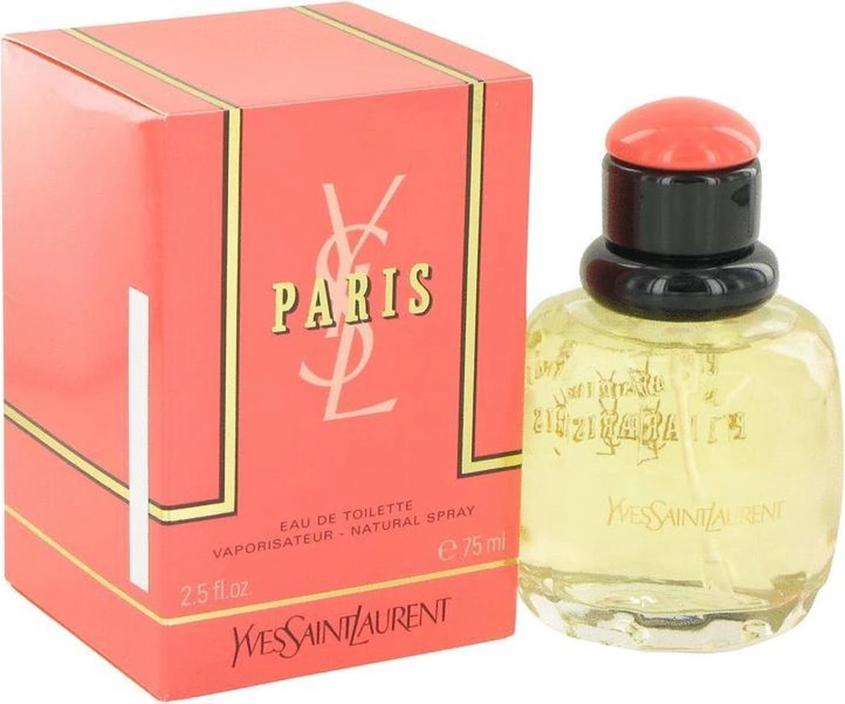 Yves Saint Laurent Paris - 75 Ml - Eau De Toilette Spray - Damesparfum 7 Yves Saint Laurent Paris - 75 Ml - Eau De Toilette Spray - Damesparfum - Afbeelding 7