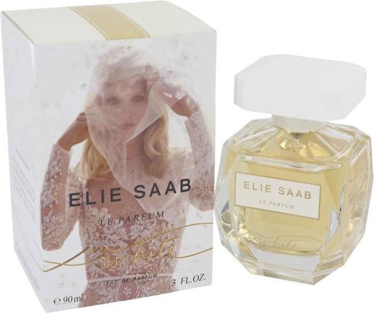 Elie Saab - Le Parfum In White - Eau De Parfum - 90ML 3 Elie Saab - Le Parfum In White - Eau De Parfum - 90ML - Afbeelding 3