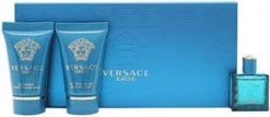 Versace - Eros Gift Of Mini 5 Ml, And Eros 25 Ml (After Shave Balm) Eros 25 Ml - Eau De Toilette - 5ML -Beste Parfum Winkel 1200x522