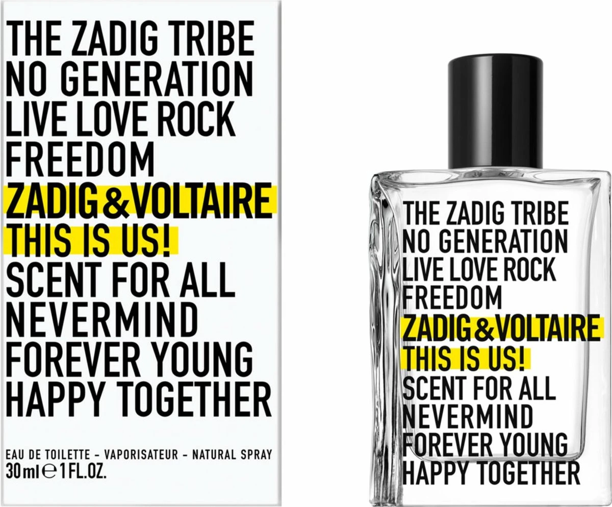 Zadig & Voltaire This Is Us! 30 Ml - Eau De Toilette - Unisex 10 Zadig & Voltaire This Is Us! 30 Ml - Eau De Toilette - Unisex - Afbeelding 10