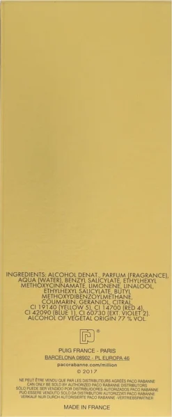 Paco Rabanne 1 Million Lucky 100 Ml - Eau De Toilette - Herenparfum -Beste Parfum Winkel 495x1200 5